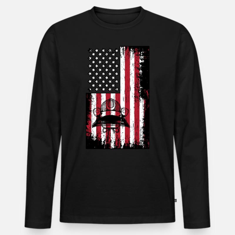 Aikido - Männer Premium Bio Langarmshirt - Schwarz