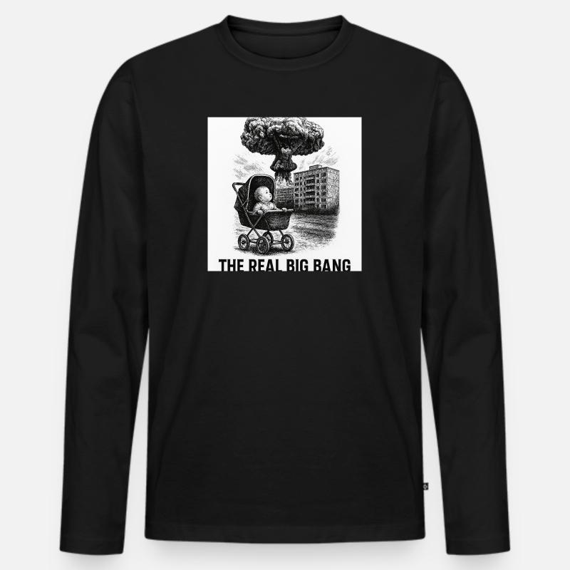 Schutzmarken - Männer Premium Bio Langarmshirt - Schwarz