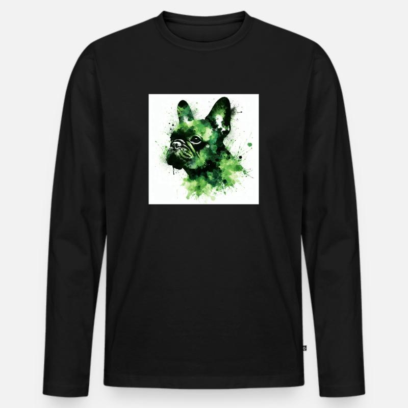 Bully Love - Männer Premium Bio Langarmshirt - Schwarz