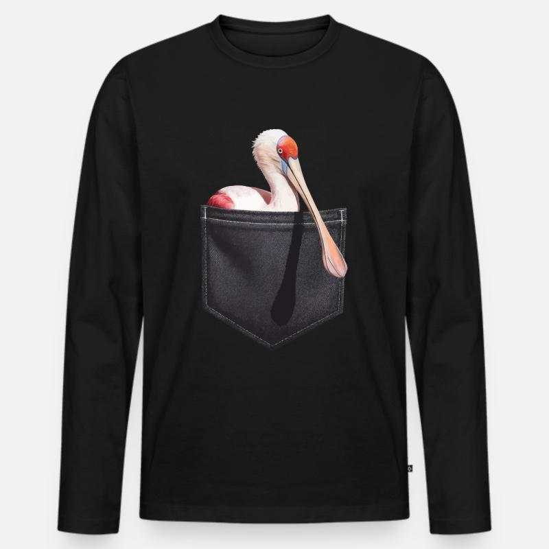 Löffler - Männer Premium Bio Langarmshirt - Schwarz