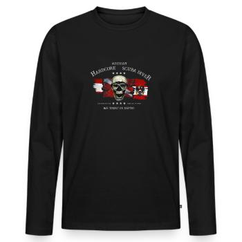 Plongeur autrichien plongeur extrême - autriche - T-shirt manches longues Premium bio Homme - noir - Devant - Nico (187cm)