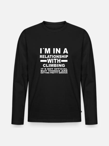 relation avec CLIMBING - T-shirt manches longues Premium bio Homme - noir