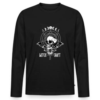 Sorcellerie occulte goth - T-shirt manches longues Premium bio Homme - noir - Devant - Nico (187cm)
