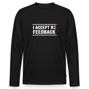 DJ Audio Sound Engineering Disco Music - Men's Premium Organic Long Sleeve Shirt - black - Front - Nico (187cm)