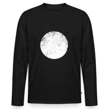 SHAPES SHAPES GRUNGE - T-shirt manches longues Premium bio Homme - noir - Devant - Nico (187cm)