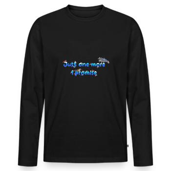 Shrimp Pet Collector Design pour les fiers fans de crevettes - T-shirt manches longues Premium bio Homme - noir - Devant - Nico (187cm)
