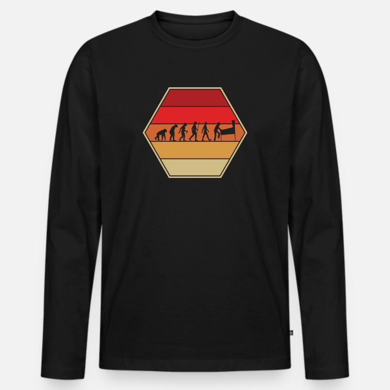 Pinball machine Evolution Pinball Development - Men's Premium Organic Long Sleeve Shirt - black