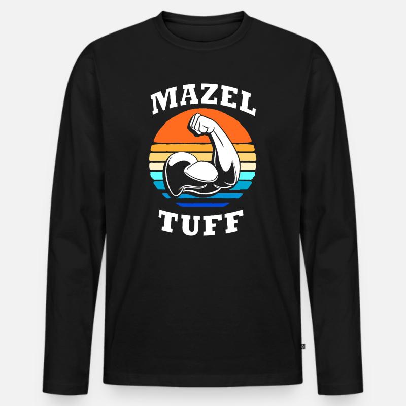 Chanukkah Hanukkah Hanukah - Männer Premium Bio Langarmshirt - Schwarz