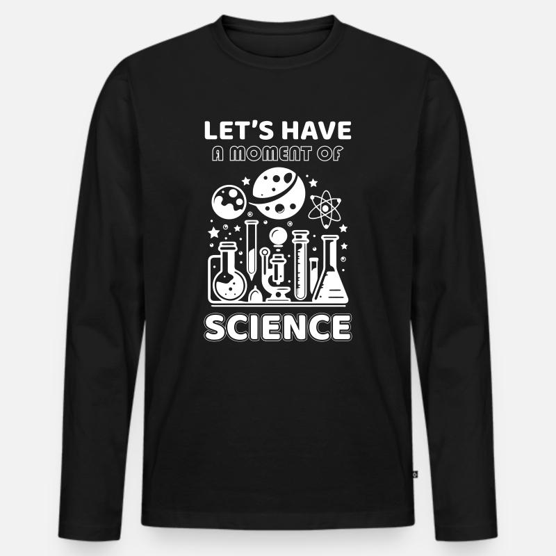 About Science - Männer Premium Bio Langarmshirt - Schwarz