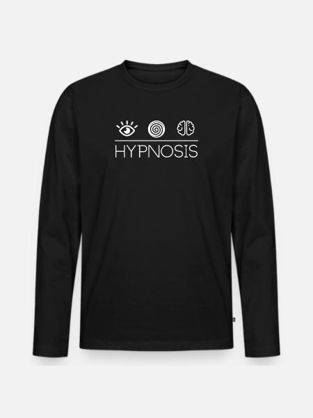 Hypnosis Hypnose - Men's Premium Organic Long Sleeve Shirt - black