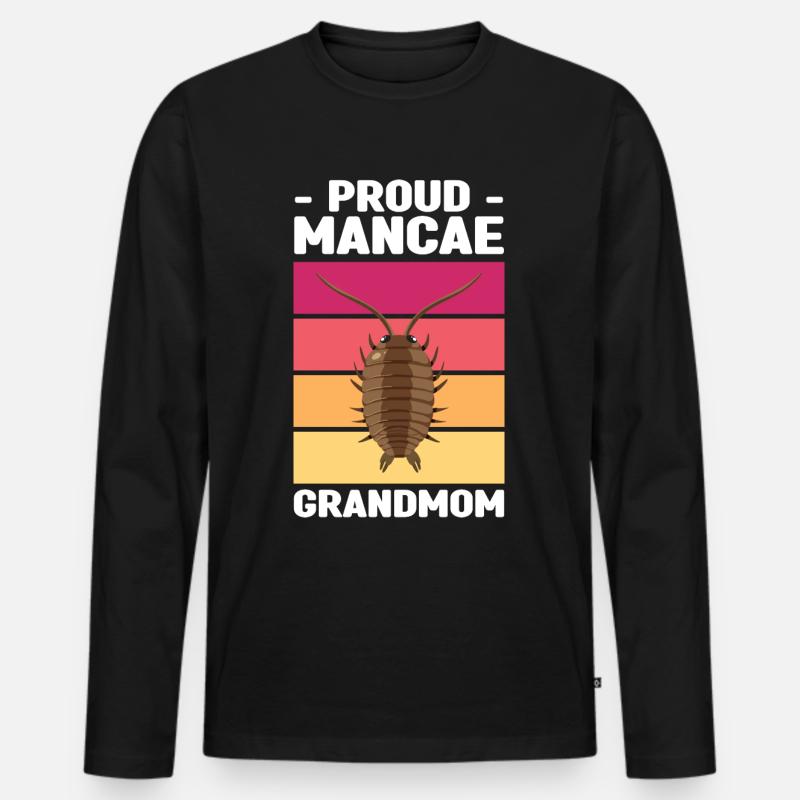 Rollassel - Männer Premium Bio Langarmshirt - Schwarz
