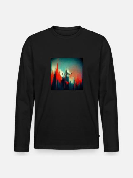 Frenzy Raserei - Männer Premium Bio Langarmshirt - Schwarz