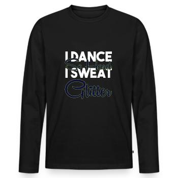 Walzer Paartanz - Männer Premium Bio Langarmshirt - Schwarz - Vorne - Nico (187cm)