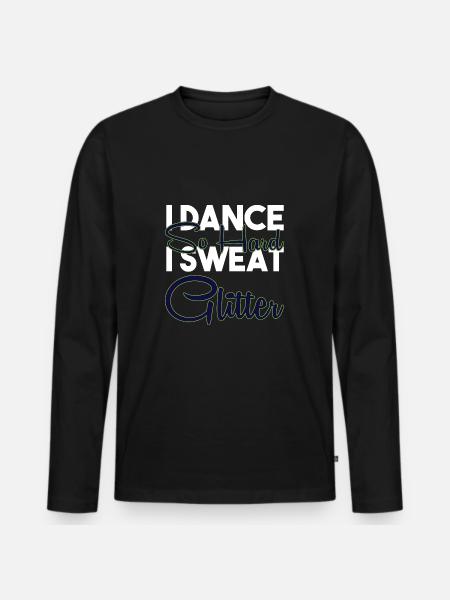 Walzer Paartanz - Männer Premium Bio Langarmshirt - Schwarz