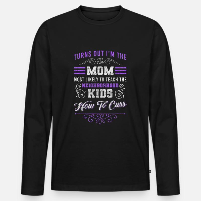 Nachbarschaft Anwohner Einzugsfeier Mitbewohner - Männer Premium Bio Langarmshirt - Schwarz