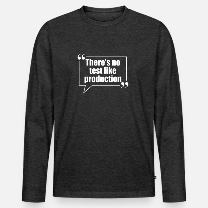 Programmierer, Software, Informatik, Developer Männer Premium Bio Langarmshirt