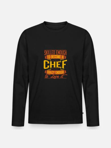 boss - Men's Premium Organic Long Sleeve Shirt - black