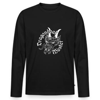 Dragon head dragon boat master - Men's Premium Organic Long Sleeve Shirt - black - Front - Nico (187cm)