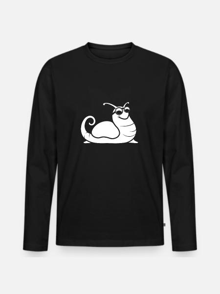 AA 28 - Männer Premium Bio Langarmshirt - Schwarz