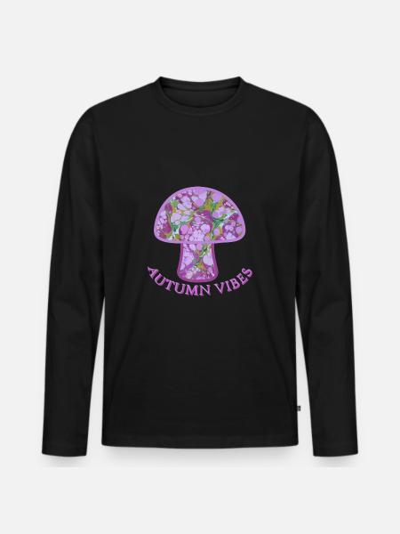 pilz e 230 - Männer Premium Bio Langarmshirt - Schwarz