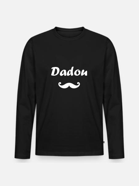 dadou - T-shirt manches longues Premium bio Homme - noir