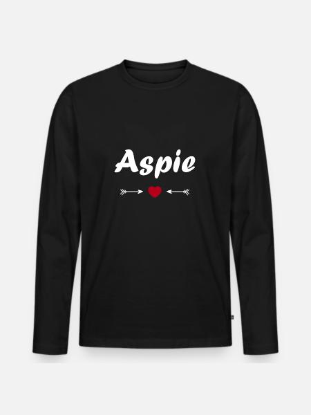 Aspie - T-shirt manches longues Premium bio Homme - noir