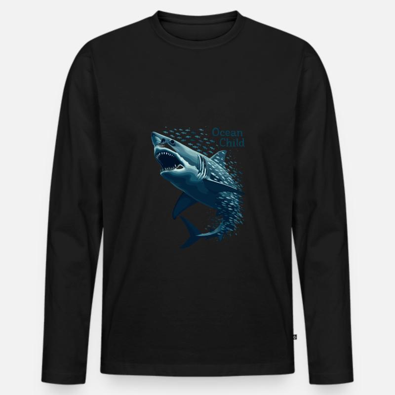 Kreuzfahrt - Männer Premium Bio Langarmshirt - Schwarz