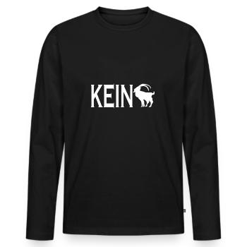 Kein Bock Drauf - Lustiges Männer Frauen Bock - T-shirt manches longues Premium bio Homme - noir - Devant - Nico (187cm)