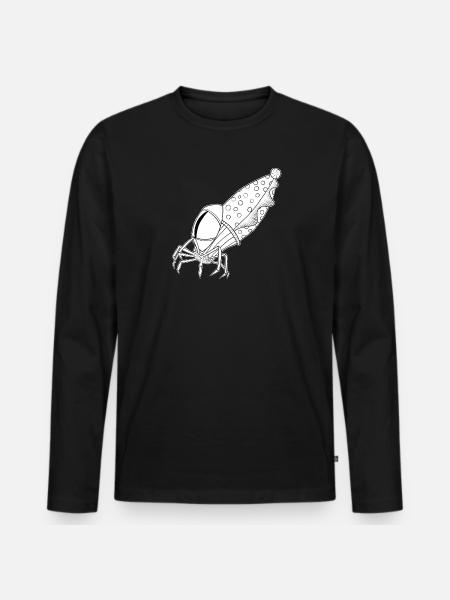 SquidMonsterW - Men's Premium Organic Long Sleeve Shirt - black