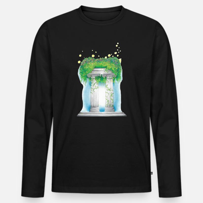 03. Lehrerseele - Männer Premium Bio Langarmshirt - Schwarz