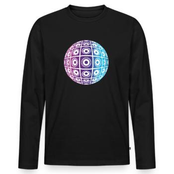 soundball festival 2017 - Männer Premium Bio Langarmshirt - Schwarz - Vorne - Nico (187cm)