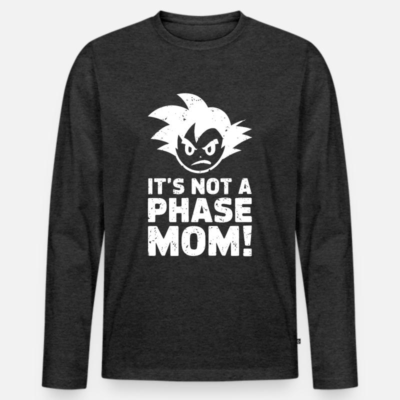 It's not a phase mom! Emo Goth Alternative Männer Premium Bio Langarmshirt