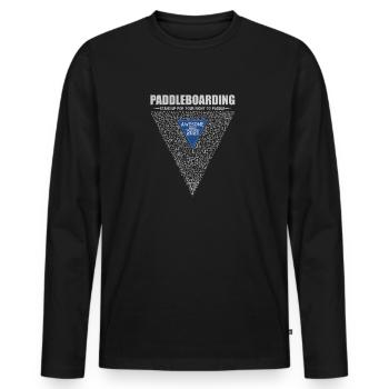 Awesome since 2021. Stand up for your right to - Men's Premium Organic Long Sleeve Shirt - black - Front - Nico (187cm)