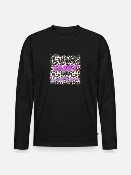 Country musik Rural Landei Country Musiker Mor - Premium økologisk langærmet T-shirt til mænd - sort