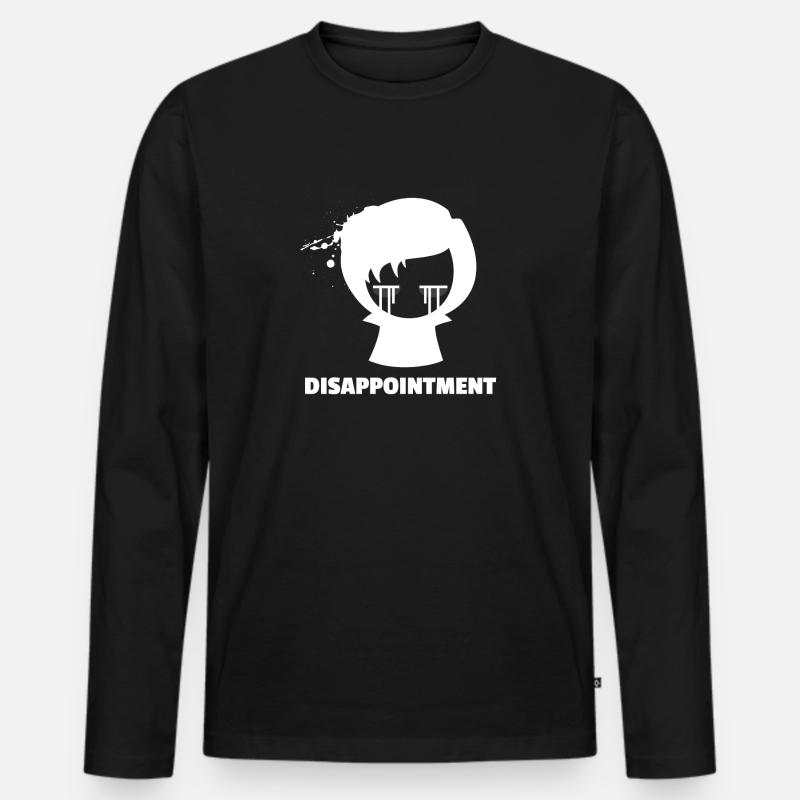 Delusione | Ragazze Emo vestiti | | Emocore Emo · - Maglia a manica lunga ecologica premium da uomo - nero
