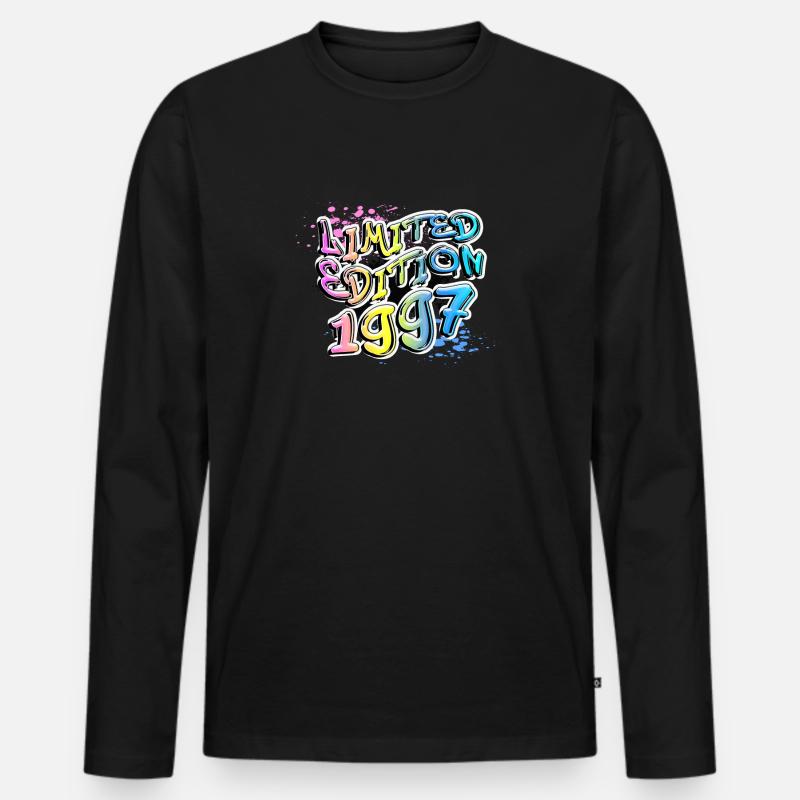 Édition limitée 1997 Graffiti - T-shirt manches longues Premium bio Homme - noir