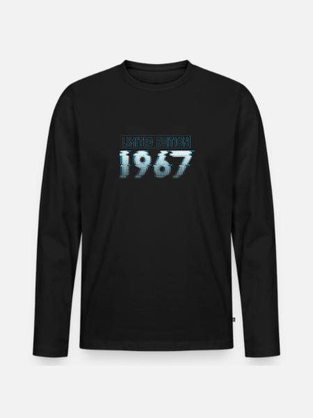 Édition limitée 1967 Graffiti - T-shirt manches longues Premium bio Homme - noir