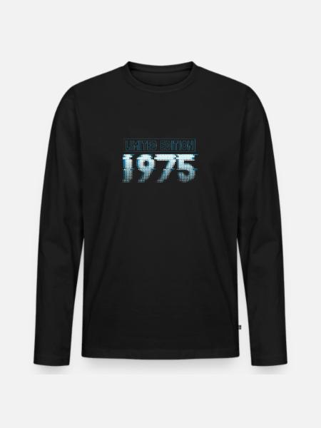 Édition limitée 1975 Graffiti - T-shirt manches longues Premium bio Homme - noir