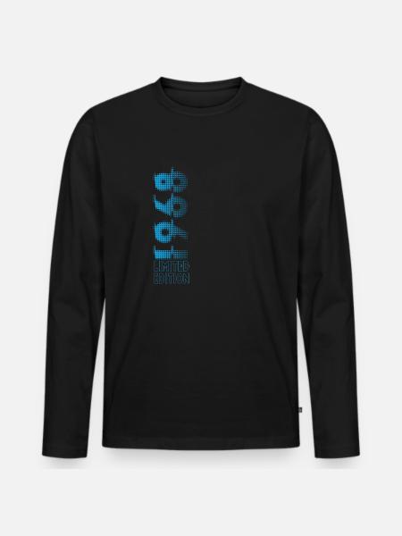Édition limitée 1968 Graffiti - T-shirt manches longues Premium bio Homme - noir
