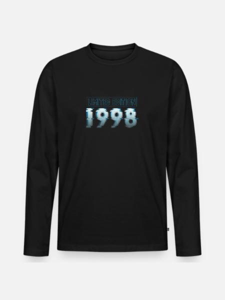 Edition Limitée 1998 Graffiti - T-shirt manches longues Premium bio Homme - noir