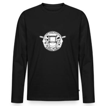 I Got These Muscles Welding Things Welding Helmet - Men's Premium Organic Long Sleeve Shirt - black - Front - Nico (187cm)