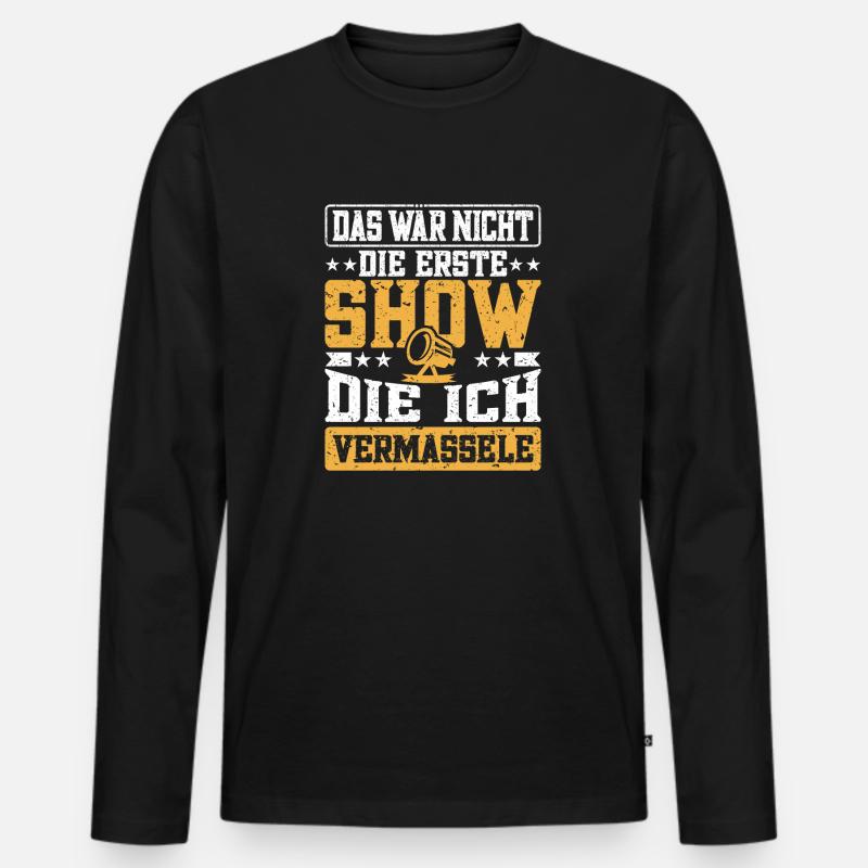 Lichttechnik Beleuchtungstechniker Lichttechniker - Männer Premium Bio Langarmshirt - Schwarz