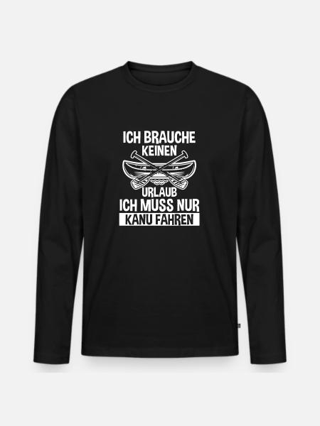 Schullehrerin Lehrerin - Männer Premium Bio Langarmshirt - Schwarz