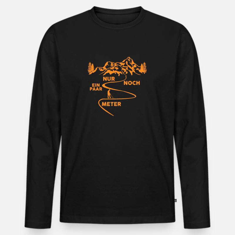 Sondeln Sondel Sondengänger Sondler - Männer Premium Bio Langarmshirt - Schwarz