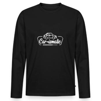 Slot Car Car-iSmatIc Racing Gift - Männer Premium Bio Langarmshirt - Schwarz - Vorne - Nico (187cm)