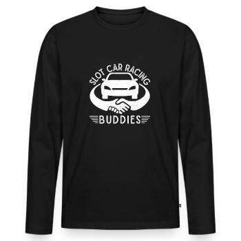 Slot Car Racing Buddies Racing Cadeau - T-shirt manches longues Premium bio Homme - noir - Devant - Nico (187cm)