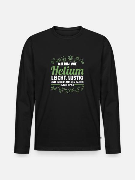 Chemist Science Physics Chemistry - Men's Premium Organic Long Sleeve Shirt - black
