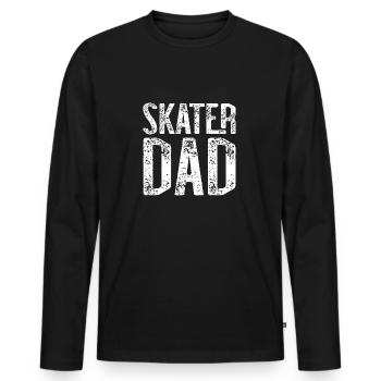 Art De Skateboard Pour Garçons Filles Hommes Cadeaux De Skateboard - T-shirt manches longues Premium bio Homme - noir - Devant - Nico (187cm)