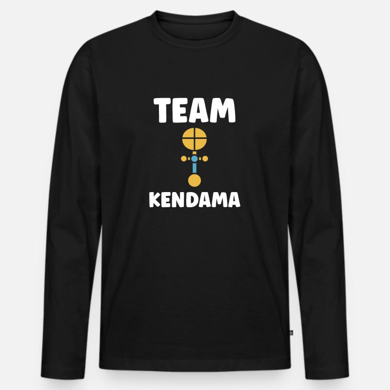 Kendama - Männer Premium Bio Langarmshirt - Schwarz