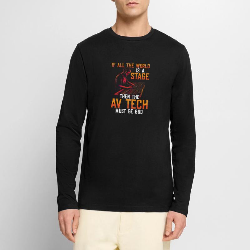 AV-Technik AV-Techniker Audiovisueller Techniker Männer Premium Bio Langarmshirt
